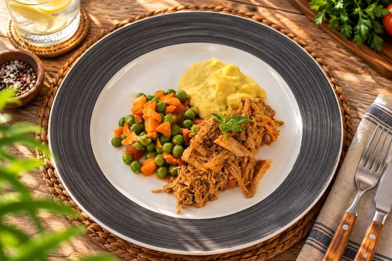 LC031 pernil pure banana terra cenoura ervilha